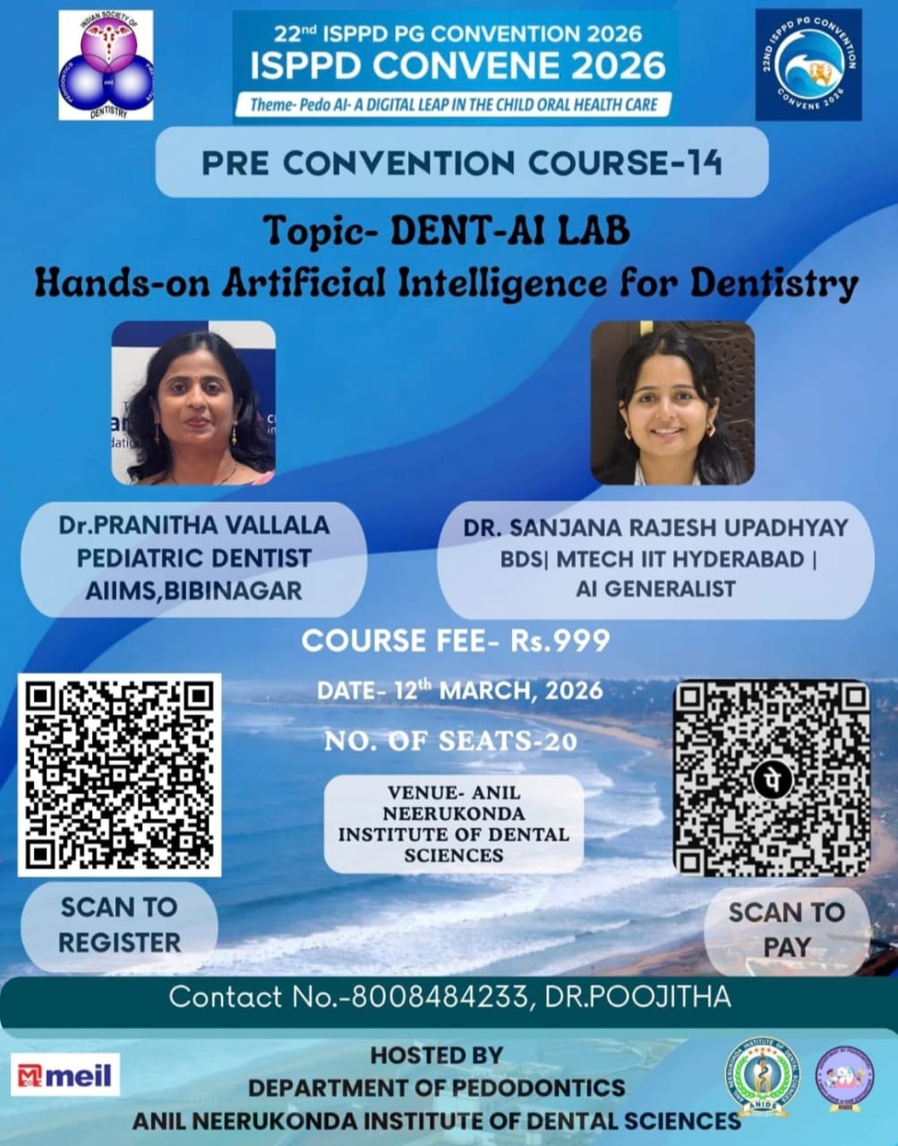 ISPPD pre-convention course poster for DENT-AI LAB